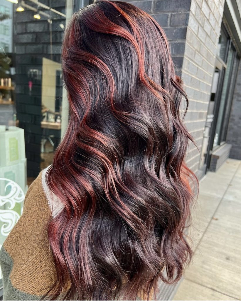 Cherry cola red spring into style top spring hair trends