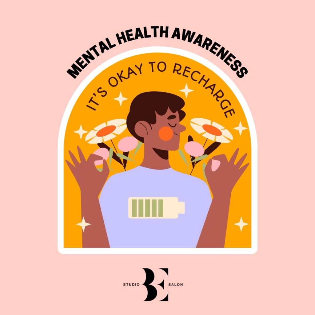 Mental Health Awareness it's okay to recharge