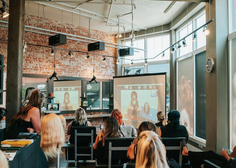 Our Old Town North team receiving training from industry leader Paula Peralta.